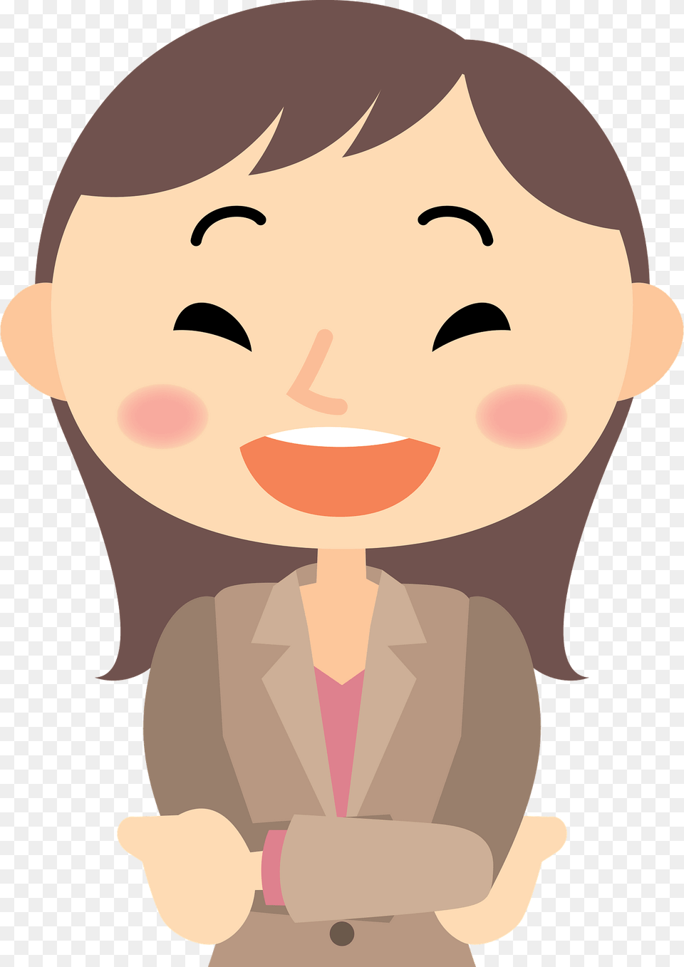 Elizabeth Businesswoman Is Laughing Clipart, Baby, Person, Face, Head Free Transparent Png