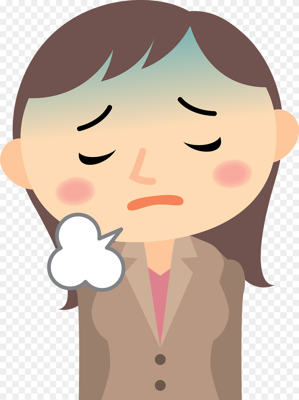 Elizabeth Businesswoman Is Sighing Clipart, Head, Person, Face, Photography Free Png