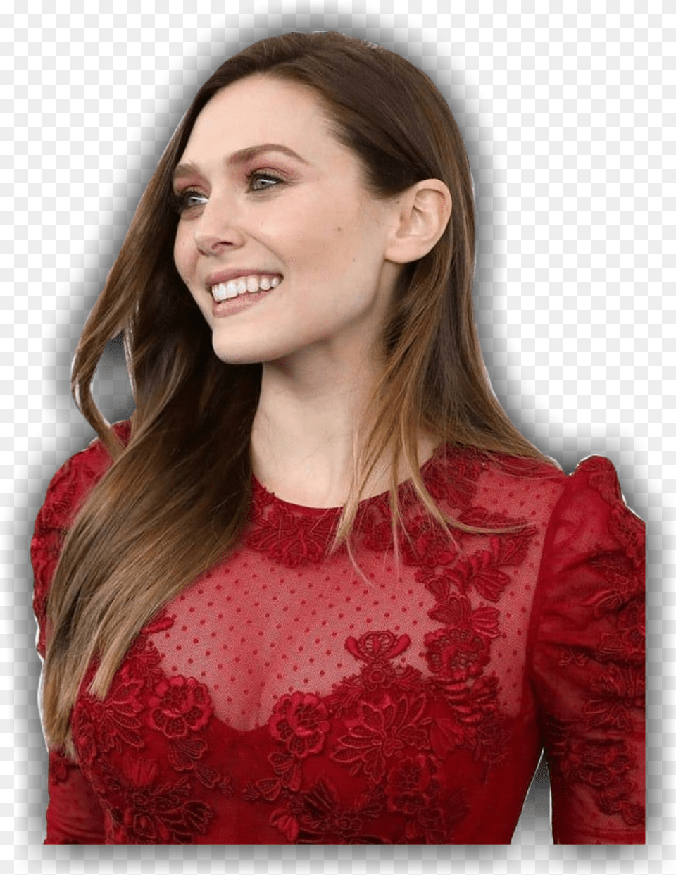 Elizabetholsen Actor Sticker By Chely Loves You Long Sleeve, Happy, Smile, Portrait, Photography Png Image