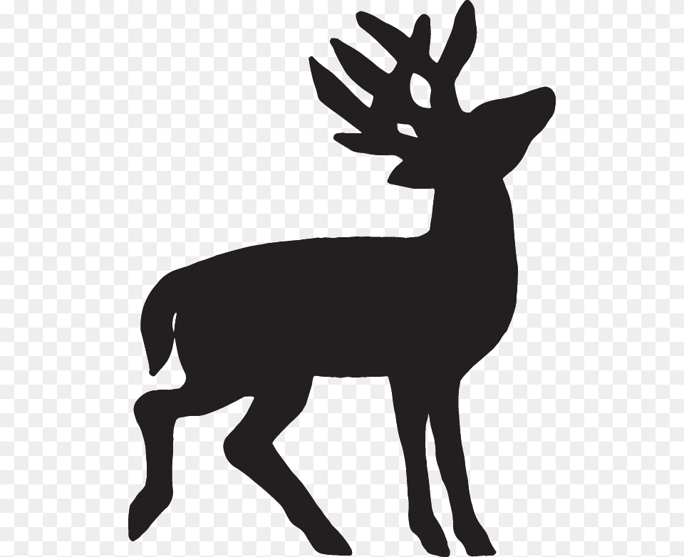 Elk, Animal, Deer, Mammal, Silhouette Png Image