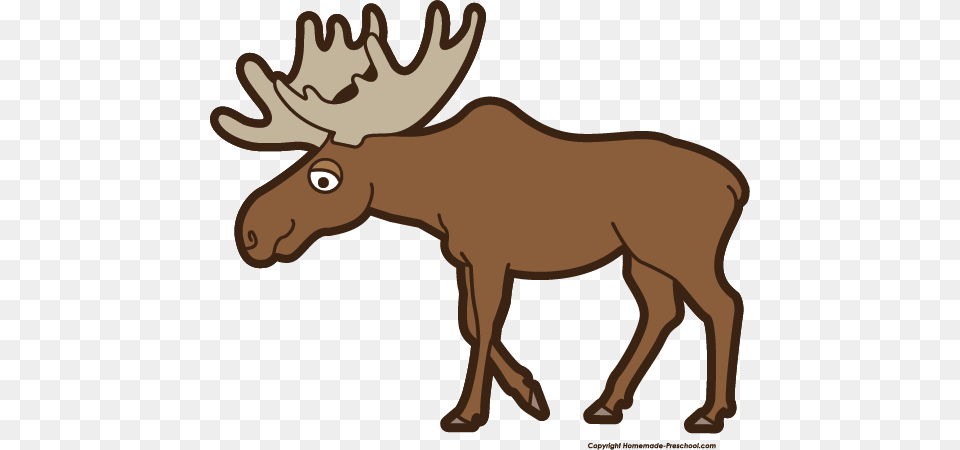 Elk Clip Art Black And White, Animal, Mammal, Moose, Wildlife Free Png