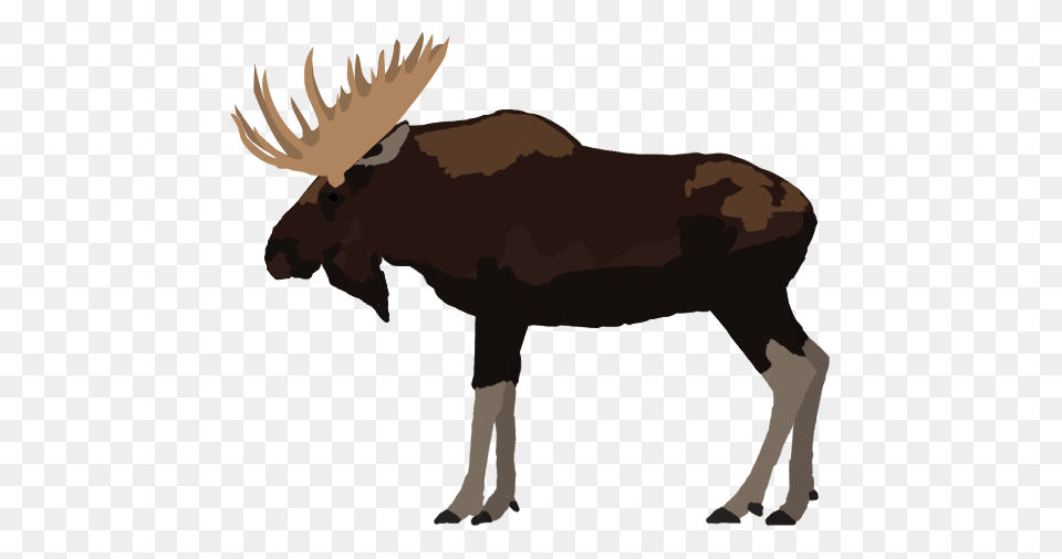 Elk Clipart Wildlife Alaska Elk Wildlife Alaska Transparent Free, Animal, Mammal, Moose, Person Png Image