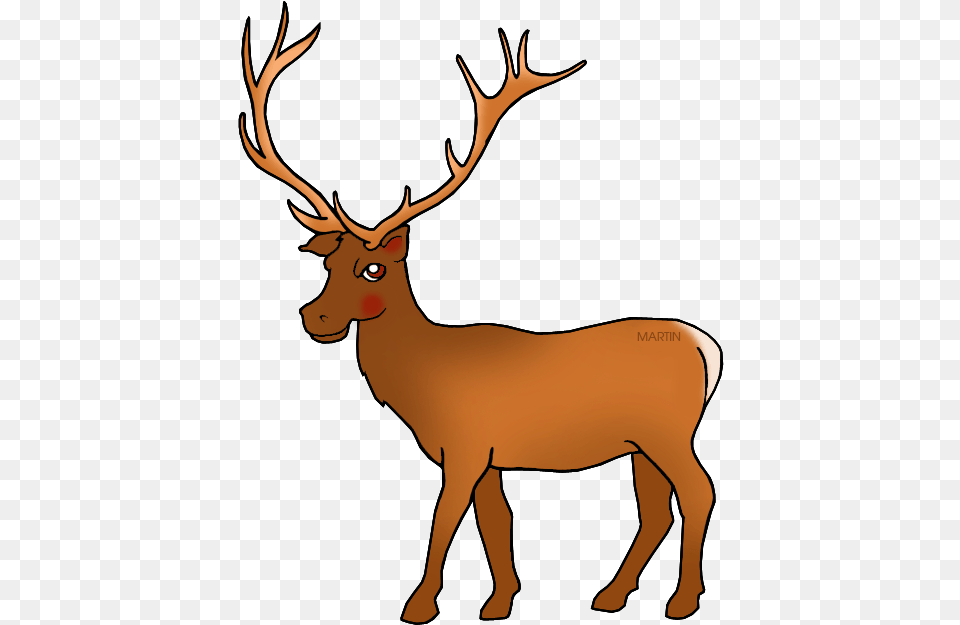 Elk United States Clip Art By Phillip Martin Utah Utah State Animal Elk, Deer, Mammal, Wildlife, Antelope Free Transparent Png