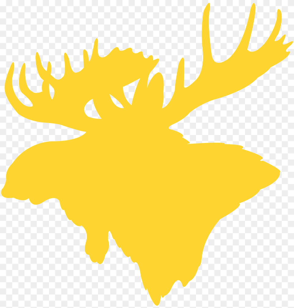 Elk Head Silhouette, Logo, Animal, Deer, Mammal Png