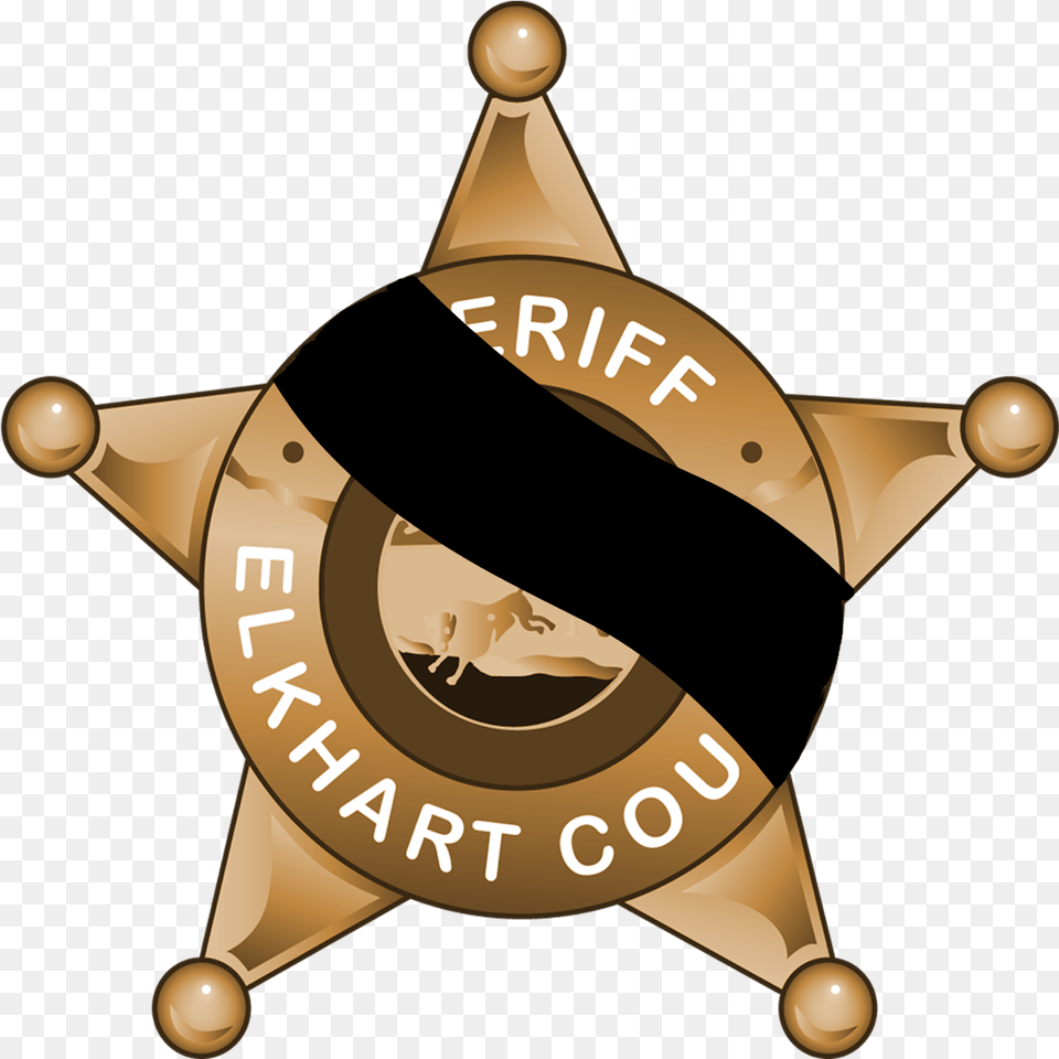 Elkhart County Sheriff Badge Cartoon, Logo, Symbol, Chandelier, Lamp Free Transparent Png
