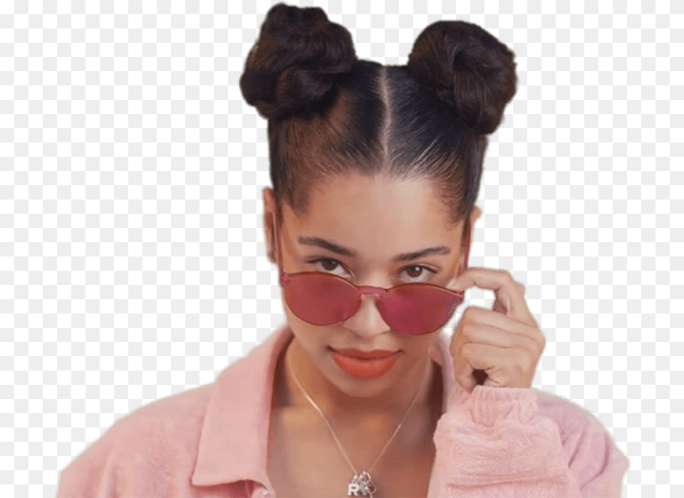 Ella Mai Pink Glasses Ella Mai, Accessories, Sunglasses, Person, Woman Free Png Download