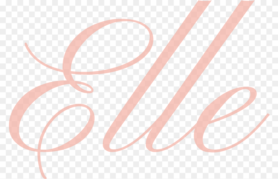 Elle Hair Design Logo Circle, Text, Handwriting, Smoke Pipe Png Image