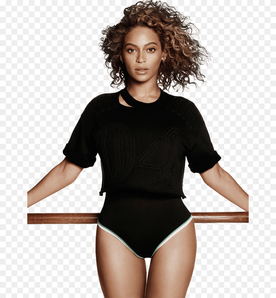Elle Magazine Ivy Park Celebrity Beyonce Background, Adult, Swimwear, Sleeve, Person Free Transparent Png