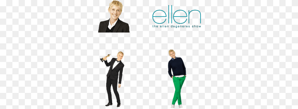 Ellen Degeneres Show, Long Sleeve, Clothing, Suit, Formal Wear Png