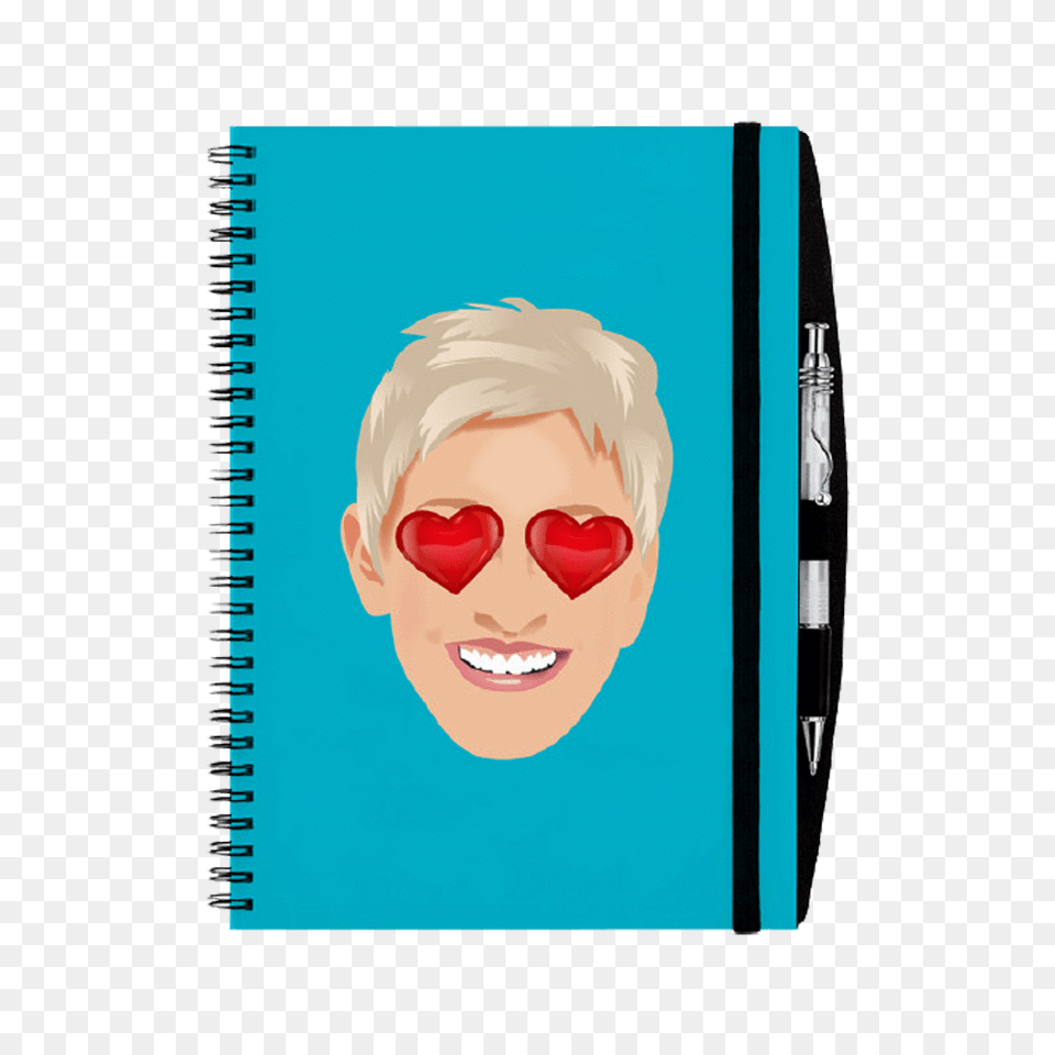 Ellen Emoji Exploji, Book, Diary, Face, Head Free Png