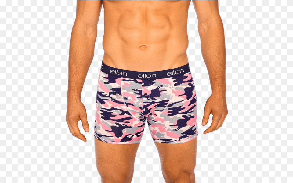 Ellen Show Men39s Boxers Camopink, Clothing, Underwear, Shorts, Adult Png