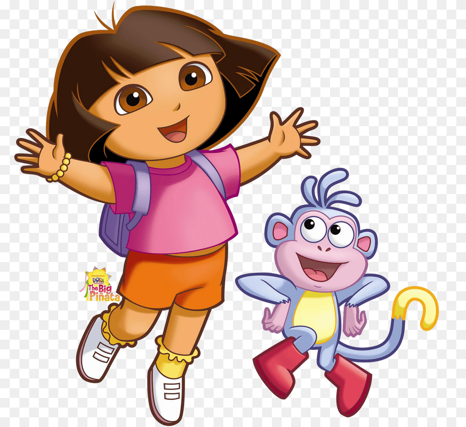 Ellie Second Birthday Dora, Baby, Person, Book, Comics Png