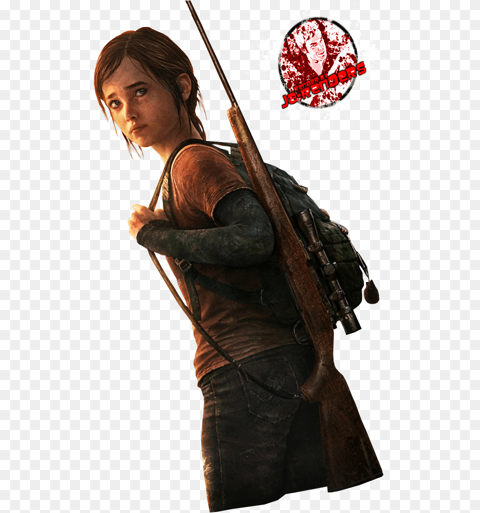 Ellie The Last Of Us Background Ellie And The Last Of Us, Weapon, Rifle, Firearm, Gun Png Image