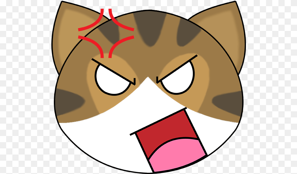 Elliot Angry Face Cartoon Clipart Full Size Clipart Angry Anime Cat, Head, Person Free Png