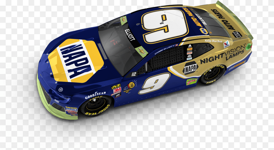 Elliott To Drive New Napa Nightvision Chevy At Talladega Chase Elliott Talladega Paint Scheme, Car, Transportation, Vehicle, Sports Car Free Transparent Png