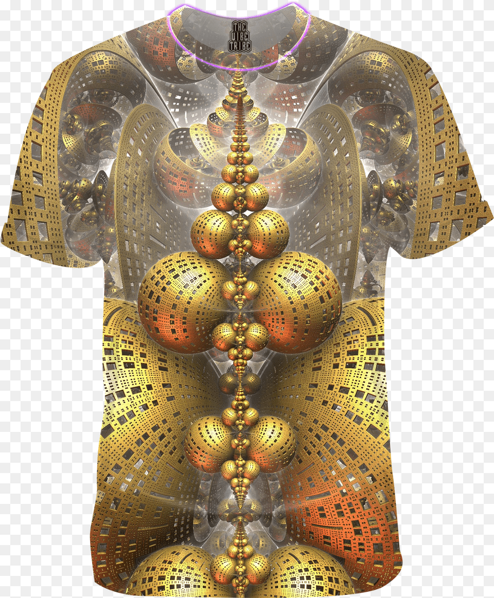 Elliptical Spheres The Golden Apple Tree 3d Blouse Golden Apple, Clothing, Accessories, T-shirt, Chandelier Free Png