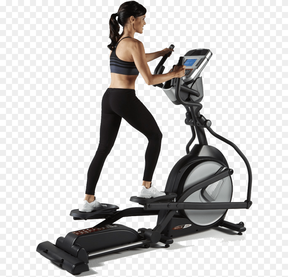 Elliptical Trainer Pic Cross Trainer Price In India, Adult, Woman, Person, Female Png Image
