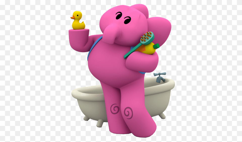 Elly Ready For Bath, Tub, Bathing Free Transparent Png