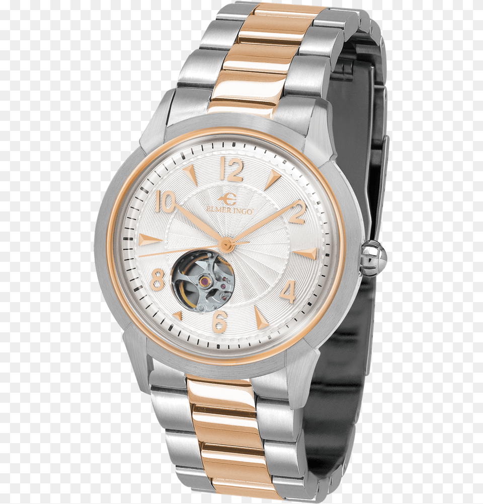 Elmer Ingo Rotar Rose Amp White Transparent Watch, Arm, Body Part, Person, Wristwatch Free Png Download