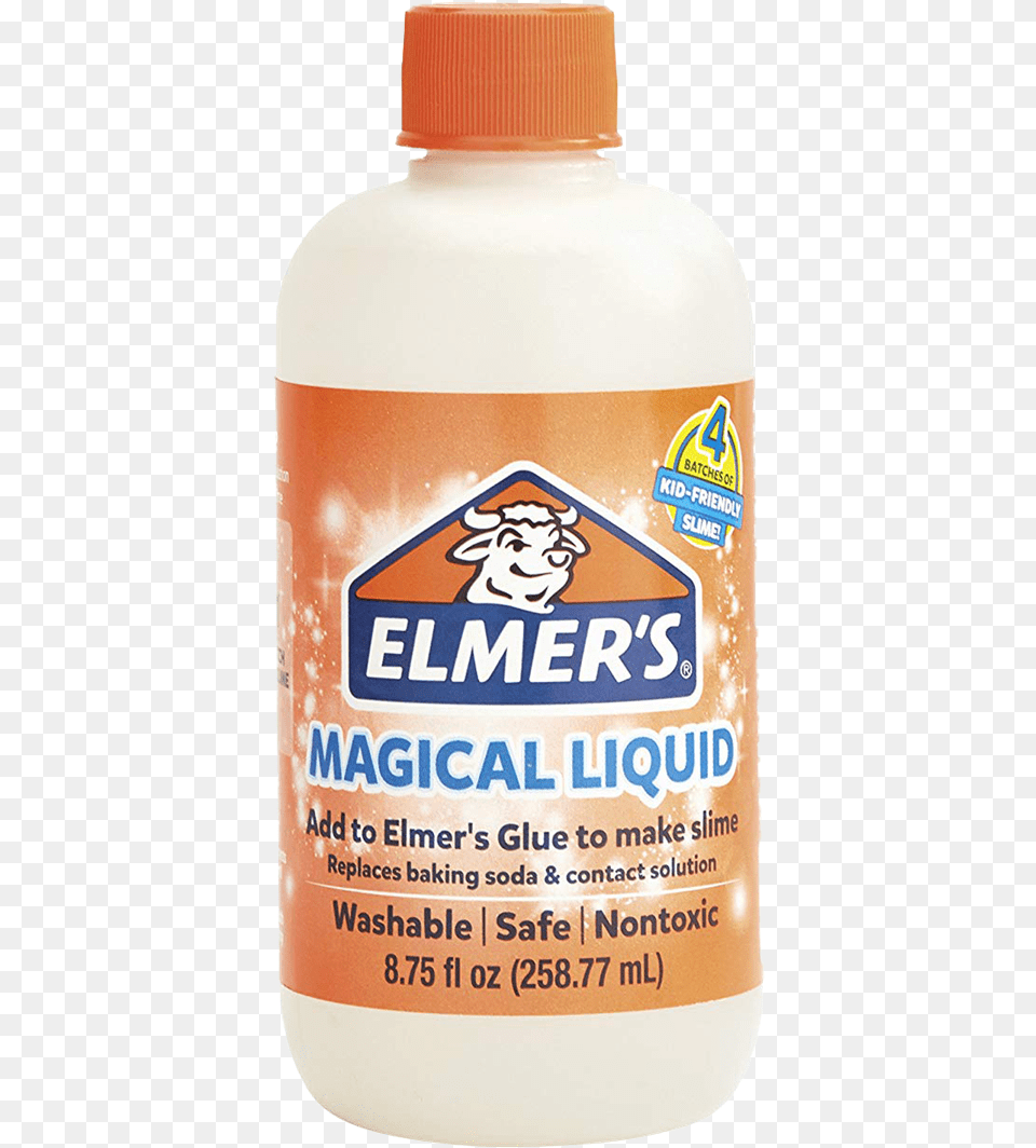 Elmer S Magical Liquid Slime Activator Amazon, Bottle, Person, Can, Tin Free Png Download