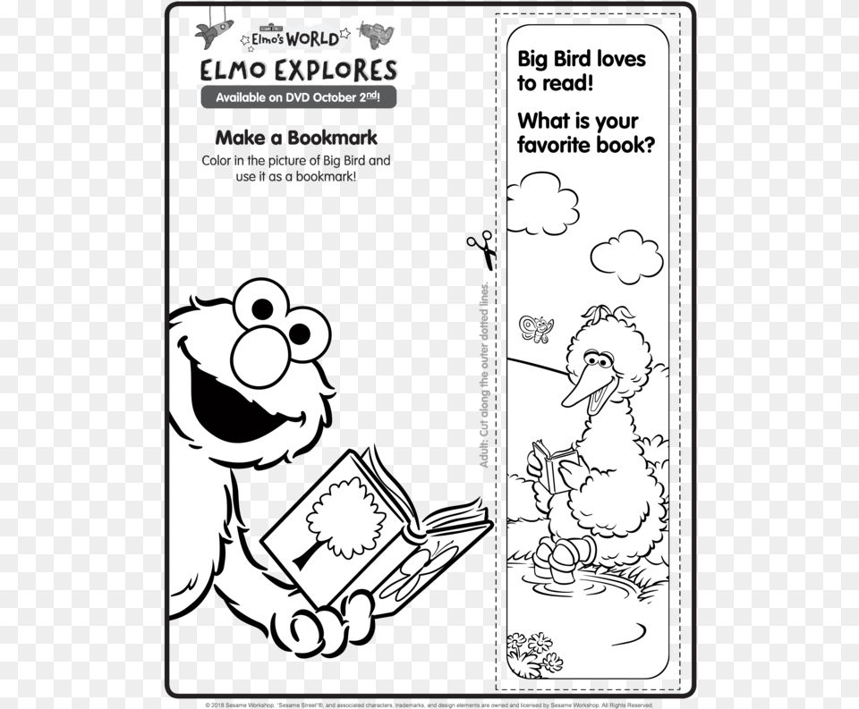 Elmo, Book, Comics, Publication, Baby Png