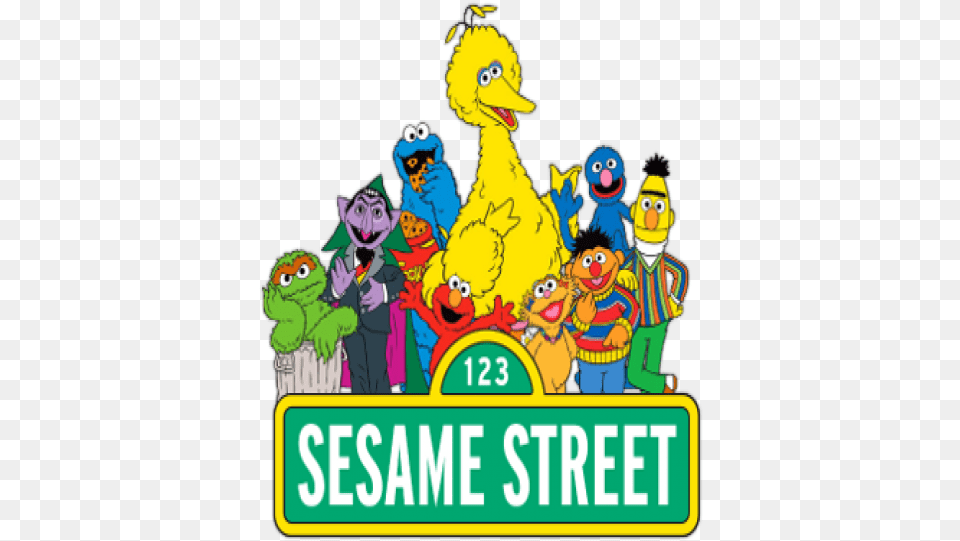 Elmo Big Bird Count Von Count Sesame Street Characters Sesame Street Characters, Baby, Person, Animal Png Image