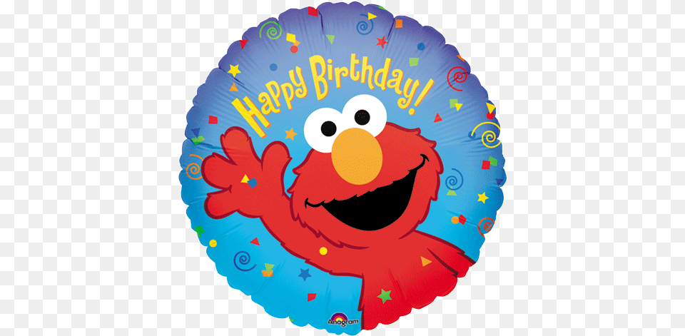 Elmo Birthday Balloon Elmo Birthday, Birthday Cake, Cake, Cream, Dessert Free Png Download