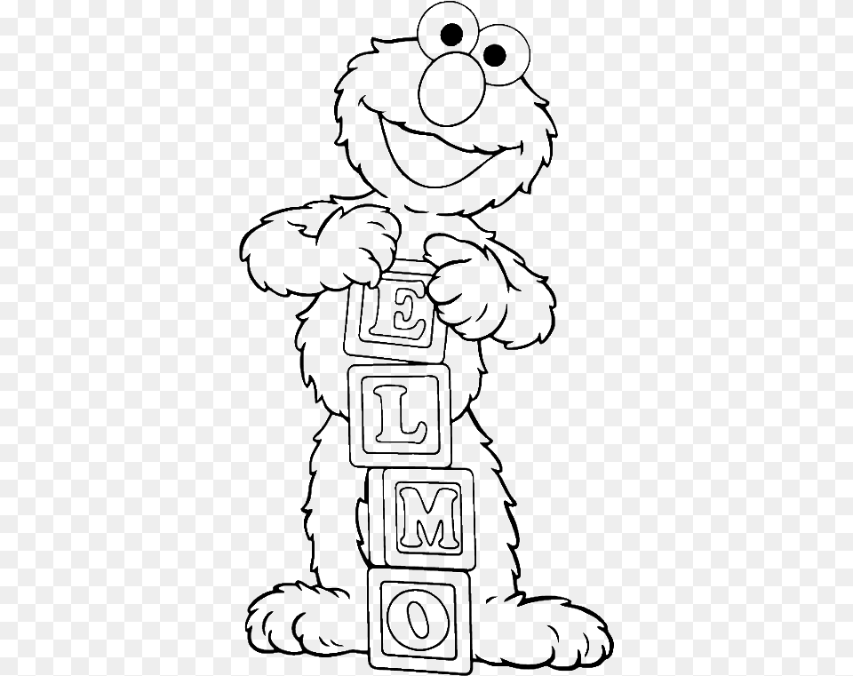 Elmo Coloring Sheets Printables, Person, Stencil Png Image