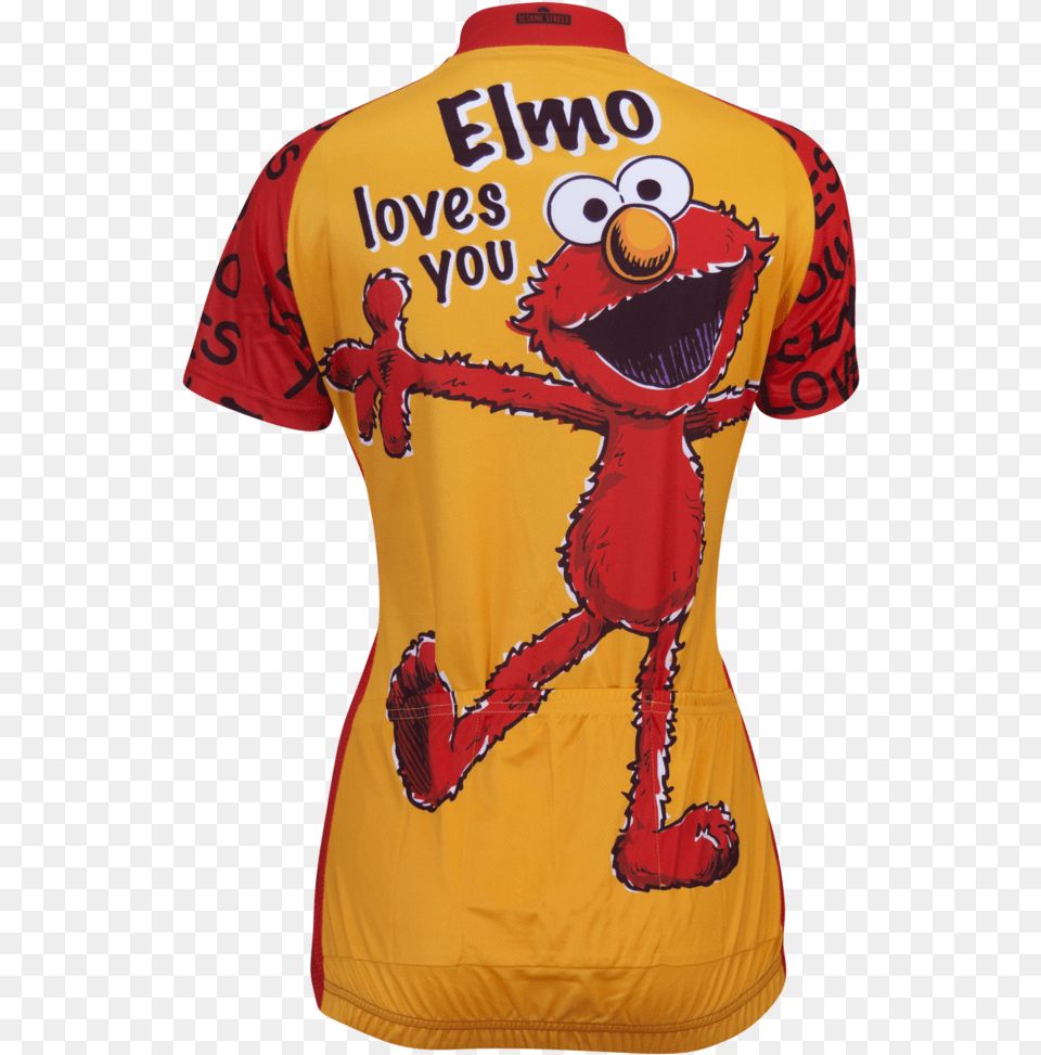 Elmo Cycling Jersey Cycling Jersey Street, Clothing, Shirt, Adult, Male Free Png