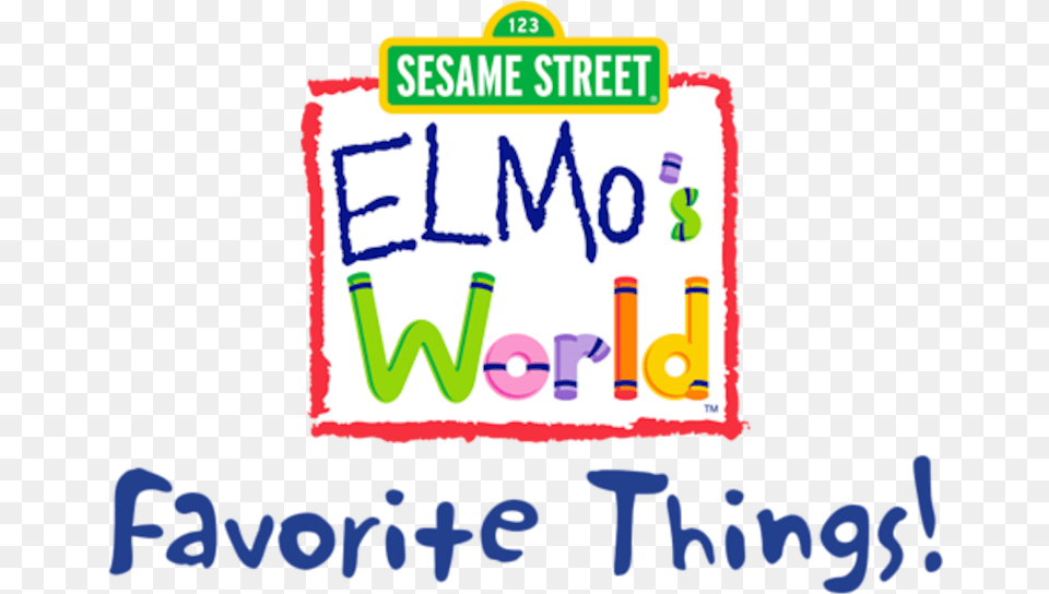 Elmo S Favorite Things Sesame Street Sign, License Plate, Transportation, Vehicle, Text Free Png