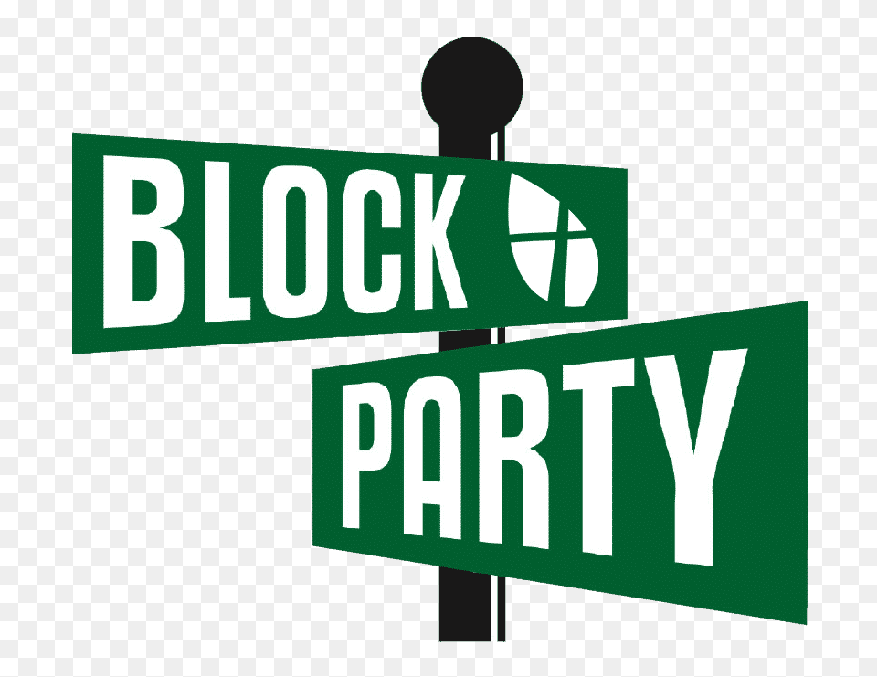 Elmwood Block Party, Sign, Symbol, Road Sign Free Png