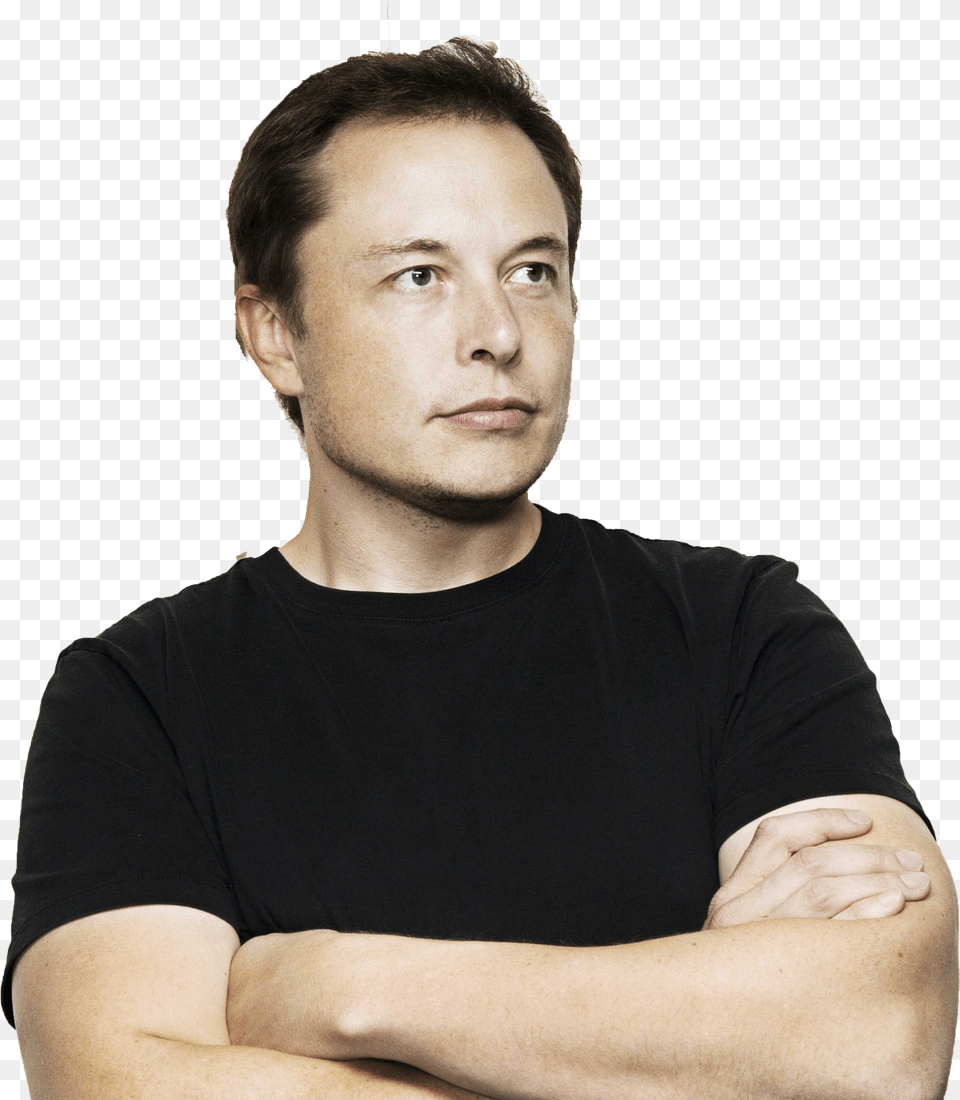 Elon Musk Background Elon Musk Black And White, T-shirt, Portrait, Photography, Person Png