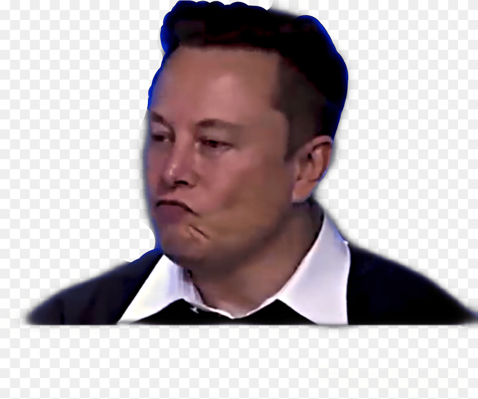 Elon Musk Bilionair Tesla Sticker By Marco De Mooy Gentleman, Face, Head, Person, Adult Png