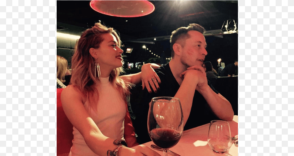 Elon Musk E Amber Heard, Urban, Adult, Person, Female Png