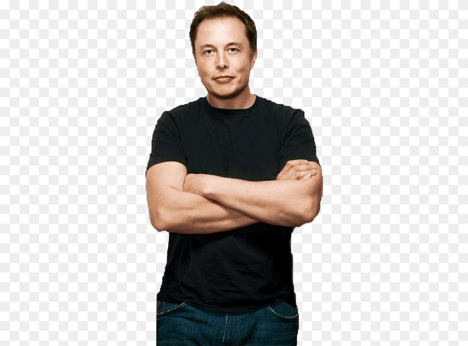 Elon Musk Standing Clip Arts Elon Musk, T-shirt, Sleeve, Portrait, Clothing Png