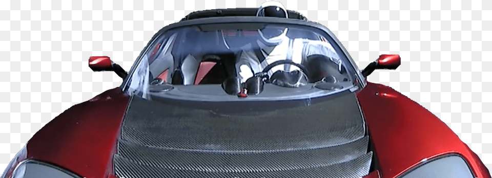 Elon Musks Tesla Roadster Tesla Roadster In Space, Car, Transportation, Vehicle, Adult Png Image