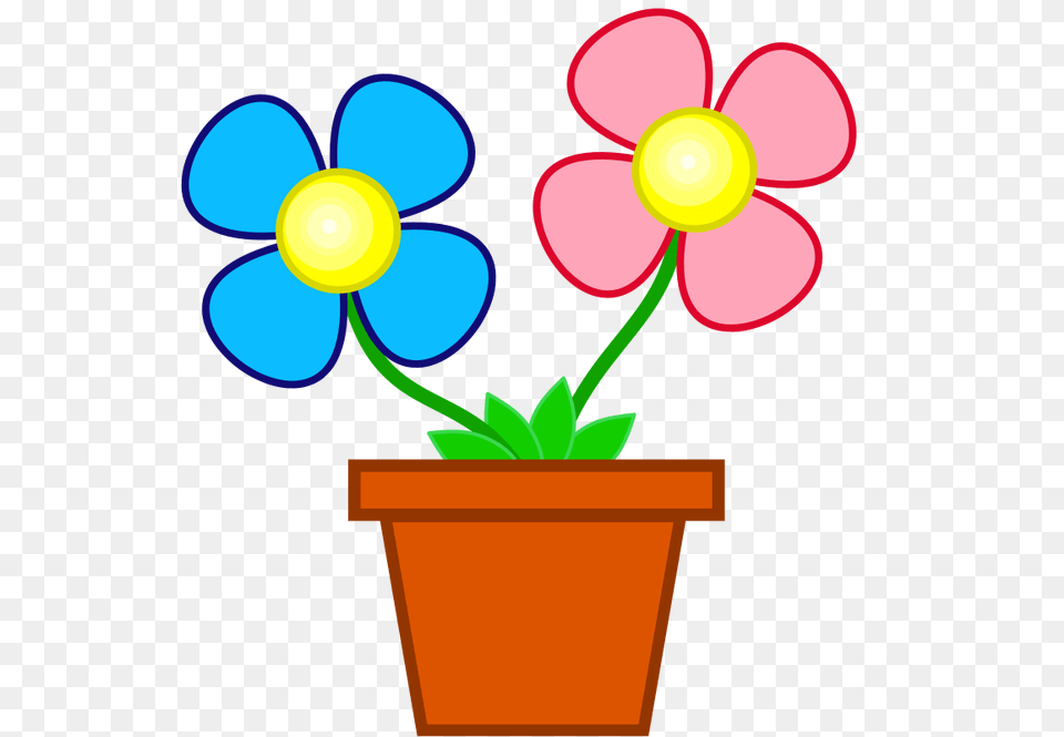 Elower Clipart Four, Art, Potted Plant, Flower, Plant Png Image