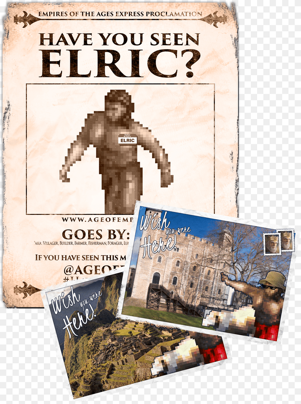 Elric Age Of Empires, Advertisement, Book, Poster, Publication Free Transparent Png