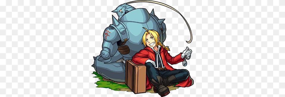 Elric Brothers Monster Strike Wiki Fandom Powered, Book, Comics, Publication, Adult Png Image