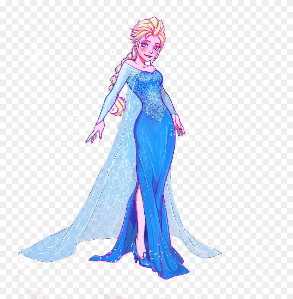 Elsa, Formal Wear, Clothing, Dress, Gown Png