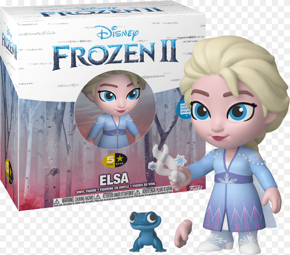 Elsa 5 Star 4 Vinyl Figure Funko Pop Frozen, Doll, Toy, Baby, Person Png Image