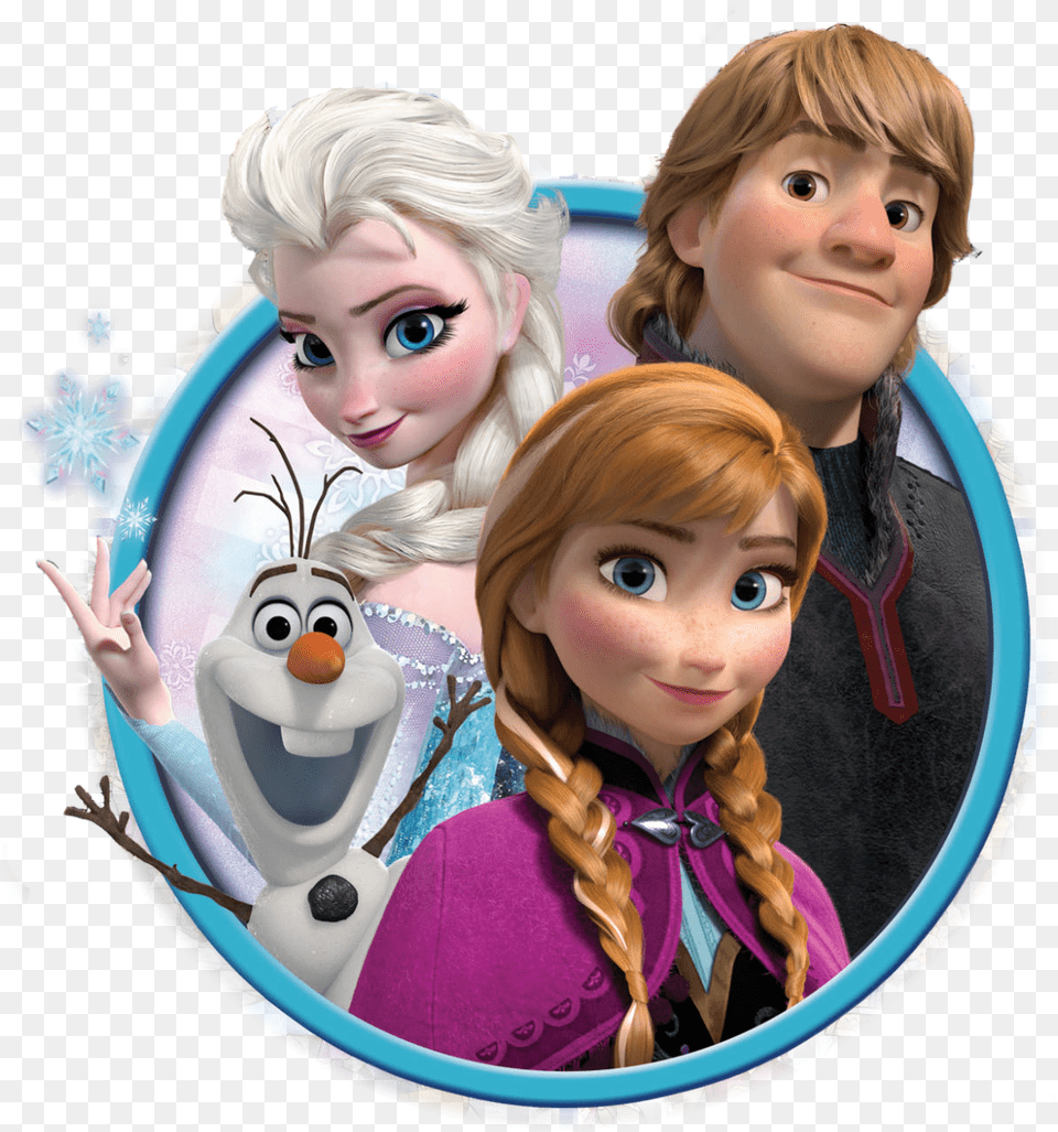 Elsa And Anna, Doll, Toy, Face, Head Png