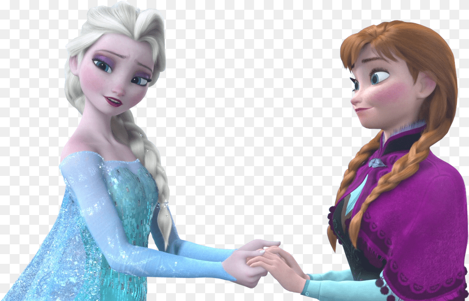 Elsa And Anna Anna And Elsa Ending, Doll, Toy, Face, Head Png Image
