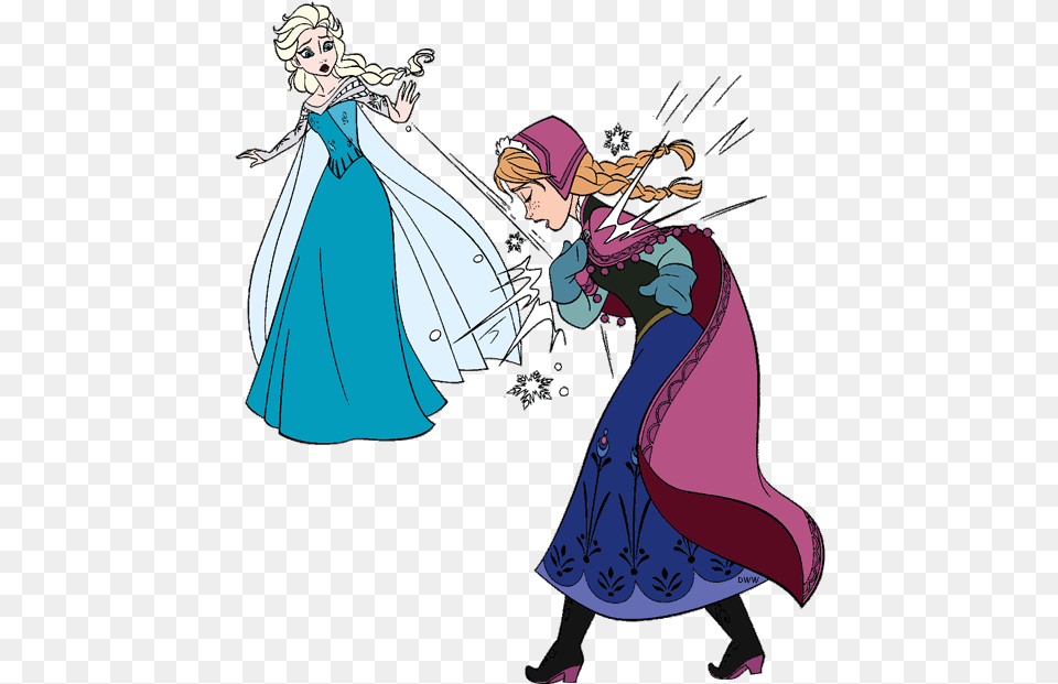 Elsa And Anna Cartoon, Adult, Wedding, Person, Female Png