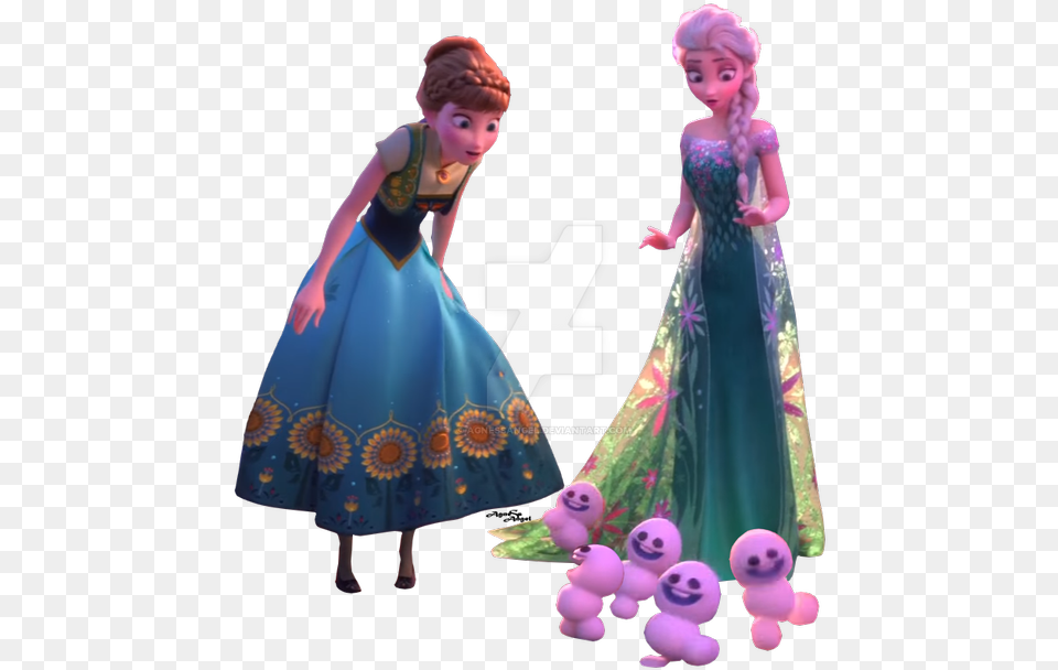 Elsa And Anna Ending, Clothing, Dress, Gown, Formal Wear Png Image