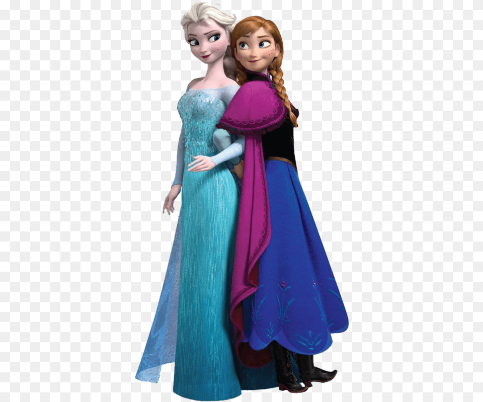 Elsa And Anna Frozen, Doll, Toy, Clothing, Dress Free Png Download