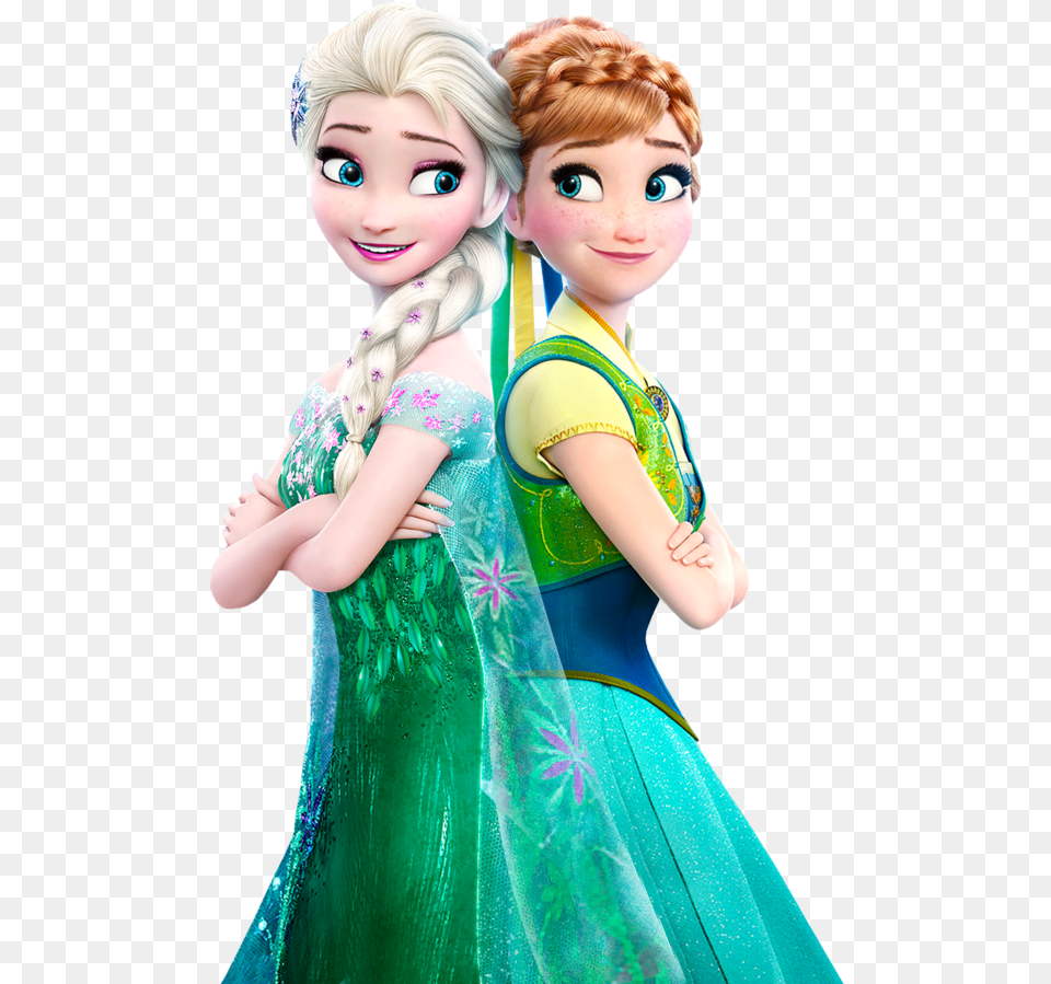 Elsa And Anna Frozen Fever Frozen Fever, Doll, Toy, Face, Head Png Image