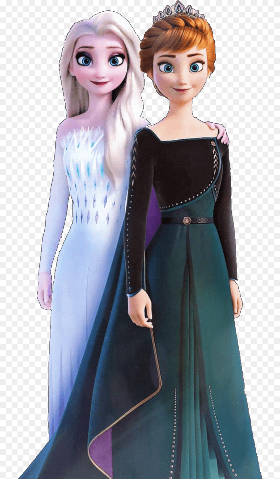 Elsa Anna Elsaandanna Frozen Frozen2 Anna Frozen Elsa, Adult, Toy, Person, Woman Free Png Download