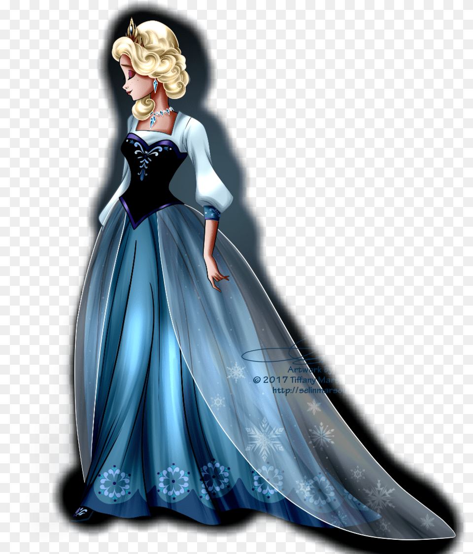 Elsa Arendelle Outfits, Figurine, Clothing, Dress, Gown Free Png