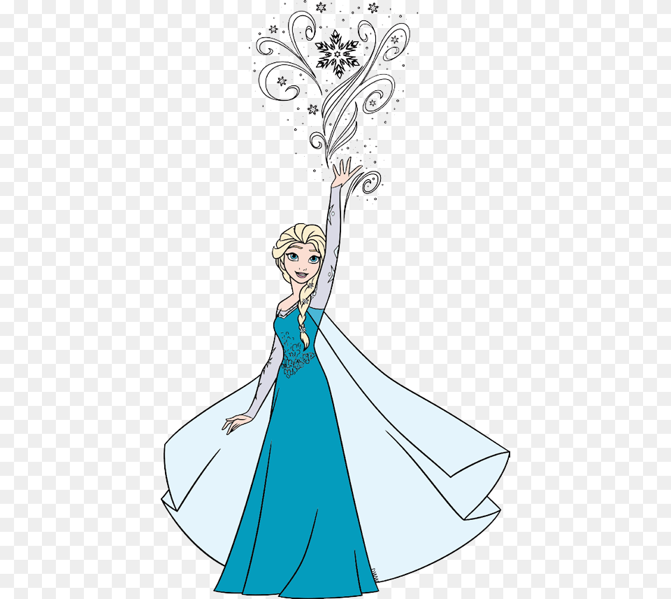 Elsa Clip Art From Frozen Elsa Clipart, Clothing, Formal Wear, Dress, Gown Png Image